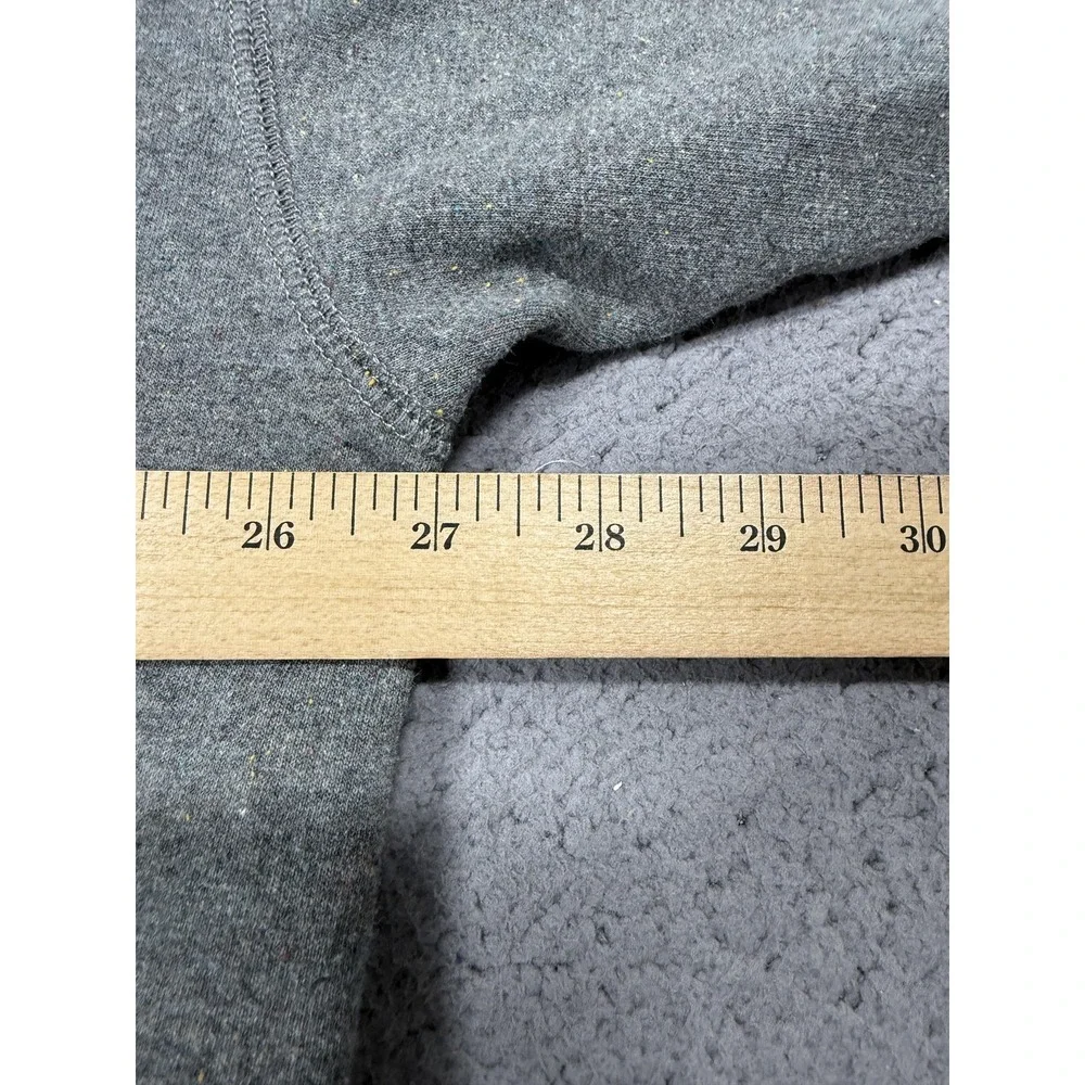 The North Face Sweatshirt Mens XL Gray Fleece 1/4 Zip Pullover Speckle Logo